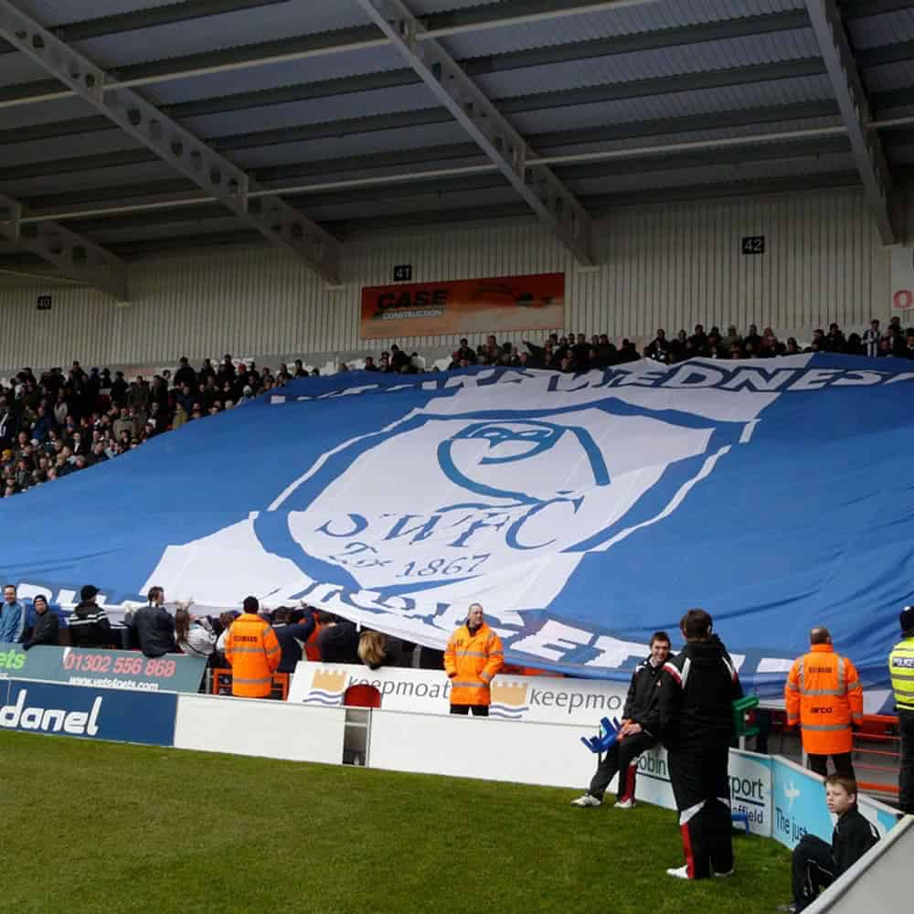 Sheffield Wednesday FC printed crowd banner | XG Group